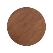 Round Dining Table Modern Farmhouse Kitchen Table, Cherry