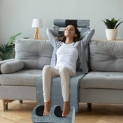 Advanced Version 1 Set Full Body Electric Massage Mat With Neck Foot Massage Head Pillow And Cloth Lumbar Pillow Timer Anti-Slip Bottom Earplugs