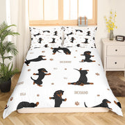 Cartoon Bedding Cute Animal Print Bedding Set