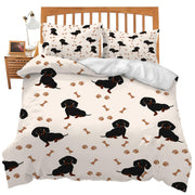 Cartoon Bedding Cute Animal Print Bedding Set