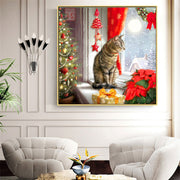 New Product Christmas Cute Pet Theme 5D Diamond Painting