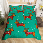 Cartoon Bedding Cute Animal Print Bedding Set