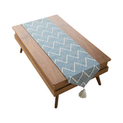 Japanese 3D Jacquard Table Runner with Tassels