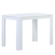Dining Table With 2 Benches Dining Table Set For Kitchen, Dining Room, Small Space Artificial Marble White