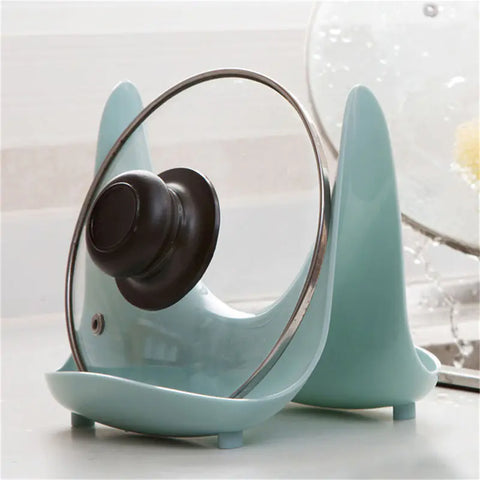 Multifunctional Kitchen Storage Rack for Utensils and Lids