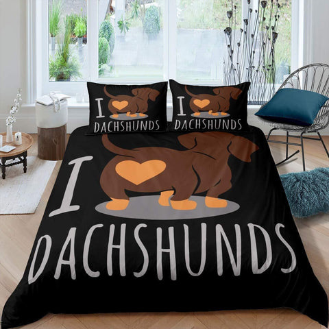 Cartoon Bedding Cute Animal Print Bedding Set