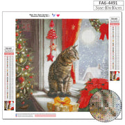 New Product Christmas Cute Pet Theme 5D Diamond Painting