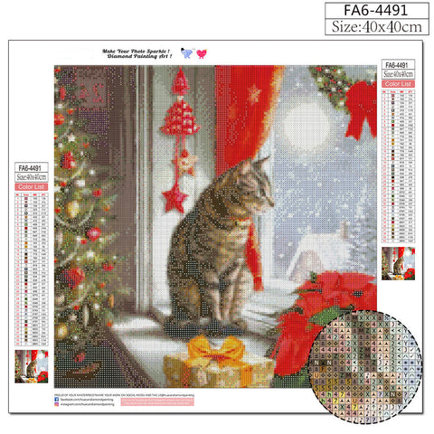 New Product Christmas Cute Pet Theme 5D Diamond Painting