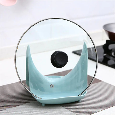 Multifunctional Kitchen Storage Rack for Utensils and Lids